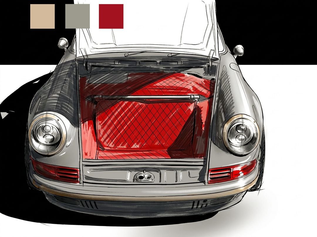 TECHART GTclassic デザインスケッチ